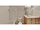 Bathroom with single vanity and bathtub at 1414 Arborgate Cir, Chapel Hill, NC 27514