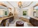 Large bathroom with double vanities, soaking tub, and walk-in shower at 2117 Blue Haven Ct, Wake Forest, NC 27587