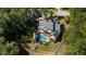 Luxury home nestled in a wooded lot with a pool at 2117 Blue Haven Ct, Wake Forest, NC 27587
