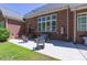 Spacious patio perfect for outdoor furniture at 512 W Franklin St, Zebulon, NC 27597