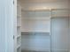 Spacious walk-in closet with ample shelving and hanging space at 3010 Garner Rd # 101, Raleigh, NC 27610