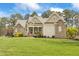 Craftsman style home with stone and siding exterior at 2000 Silverleaf Dr, Youngsville, NC 27596