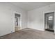 View of living room, showing access to kitchen and bathroom at 810 E Edenton St, Raleigh, NC 27601