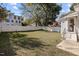 Large grassy backyard with privacy fence at 810 E Edenton St, Raleigh, NC 27601