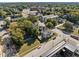 Aerial view showing house location and neighborhood context at 810 E Edenton St, Raleigh, NC 27601