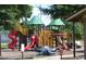 Colorful playground with slides and play structures at 333 Hopewell Branch Ct, Smithfield, NC 27577
