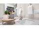 Modern bathroom sink with unique wood and metal decor at 385 Swift Creek Farm Ln, Clayton, NC 27520