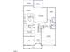 First floor plan showcasing kitchen, dining, and Gathering rooms at 120 Berry Mill Ln # 129, Raleigh, NC 27603