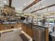 Gourmet kitchen boasts granite countertops, stainless steel appliances, and an island at 548 Double N Rd, Pittsboro, NC 27312