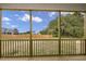 Enjoy the view from this screened porch overlooking the backyard at 45 S Harper Faith Way, Benson, NC 27504
