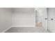 Simple bedroom with carpet flooring and access to other rooms at 45 S Harper Faith Way, Benson, NC 27504