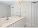 Bathroom with double vanity and tiled floor at 107 Silo Dr, Chapel Hill, NC 27514