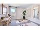 Bright home office or exercise room with large window and mirrors at 2620 Stonington Dr, Cary, NC 27523