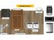 Kitchen design with Uba Tuba kitchen w/4