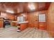 Kitchen with wood cabinets, stainless steel appliances, and wood flooring at 435 Tant Rd, Zebulon, NC 27597