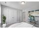 Bedroom with double doors and wall art at 23 Eagle Crest Ct # Holly English Country, Lillington, NC 27546
