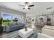 Open living space with kitchen and breakfast area view at 23 Eagle Crest Ct # Holly English Country, Lillington, NC 27546