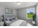 Bedroom with window and a view at 23 Eagle Crest Ct # Holly English Country, Lillington, NC 27546