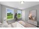 Bedroom with large windows and a view at 23 Eagle Crest Ct # Holly English Country, Lillington, NC 27546