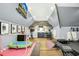 Large home gym featuring a variety of fitness equipment at 117 Hardy Oaks Way, Holly Springs, NC 27540