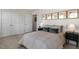 Bedroom with double doors and carpeted floor at 732 Apple Churn Dr, Fuquay Varina, NC 27526