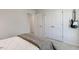 Simple bedroom with a comfortable bed and ample closet space at 732 Apple Churn Dr, Fuquay Varina, NC 27526