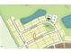 Aerial view showing the plot location of the property at 732 Apple Churn Dr, Fuquay Varina, NC 27526