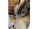 Unfinished attic space with HVAC system and water heater at 137 Swain St, Clayton, NC 27527