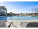 Resort-style pool with lounge chairs and surrounding patio at 137 Swain St, Clayton, NC 27527