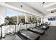 Fitness center with treadmills, ellipticals, and other cardio equipment at 137 Swain St, Clayton, NC 27527