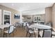 Community room with tables and chairs for gatherings at 124 Swain St, Clayton, NC 27527