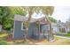 Newly renovated blue house with a welcoming front porch at 304 Cherry Grove St, Durham, NC 27703