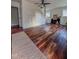 Spacious living room with wood floors and ceiling fan at 304 Cherry Grove St, Durham, NC 27703