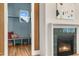 Light blue mudroom with built-in bench and storage, hardwood floors at 465 Douglas Falls Dr, Wendell, NC 27591