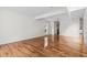 Spacious dining room, hardwood floors, and chandelier at 1608 Irving Place, Creedmoor, NC 27522