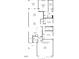 Two-story home floor plan with 3 bedrooms, 2 baths, and 2 car garage at 520 Gainer Dr # 6, Raleigh, NC 27610