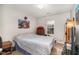 Bedroom with double bed and ample closet space at 1412 Hanford Hills Rd, Graham, NC 27253