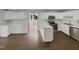 Spacious kitchen with white cabinets and stainless steel appliances at 3181 Hardie St, Creedmoor, NC 27522