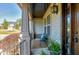 Inviting front porch with seating area and landscaping at 5356 Cypress Ln, Raleigh, NC 27609