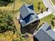 Aerial view of house and backyard at 5356 Cypress Ln, Raleigh, NC 27609