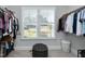 Spacious walk-in closet with ample hanging space and shelving at 5356 Cypress Ln, Raleigh, NC 27609