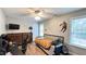 Bedroom with a daybed and ample closet space at 159 Trantham Trl, Clayton, NC 27527
