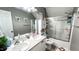 Bathroom with double vanity and shower/tub combo at 159 Trantham Trl, Clayton, NC 27527