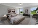Spacious main bedroom with large windows and neutral decor at 71 Macy Cir, Wendell, NC 27591