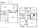 Two-story home floor plan; four bedrooms, 2.5 bathrooms, and a two-car garage at 210 Bay Laurel Dr, Sanford, NC 27332