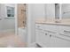 Bathroom with a bathtub, vanity, and tile flooring at 3007 Olde Weatherstone Way, Cary, NC 27513