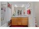 Bathroom features double vanity and updated fixtures at 2125 Star Sapphire Dr, Raleigh, NC 27610
