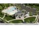 Community pool with clubhouse and parking at 6429 Alfalfa Ln, Wake Forest, NC 27587