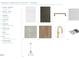 Detailed view of kitchen finishes including cabinets, countertops, and lighting at 205 Mugby Rd # 173, Raleigh, NC 27610