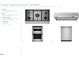 Stainless steel KitchenAid gas cooktop, under cabinet hood, microwave/oven combo, and dishwasher at 205 Mugby Rd # 173, Raleigh, NC 27610